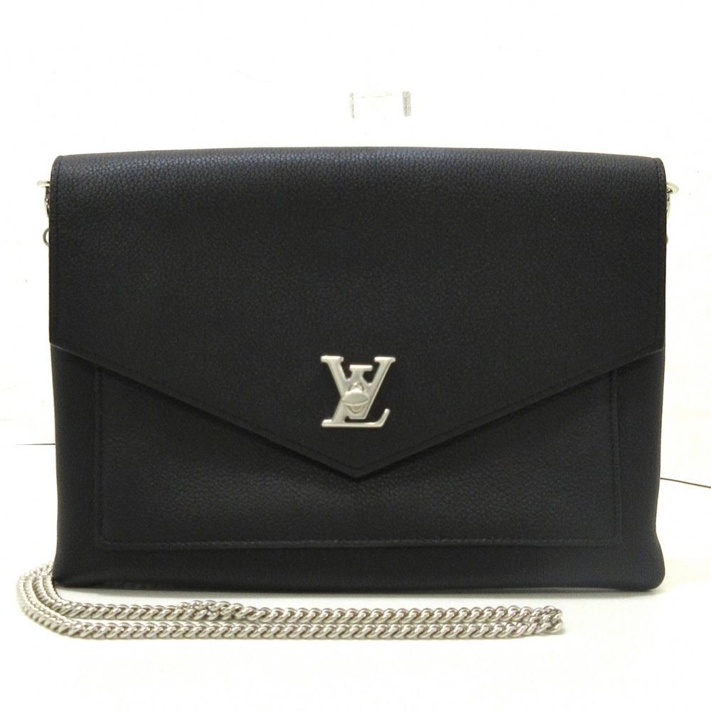 Louis Vuitton Pochette My Lock Me Shoulder Bag Noir